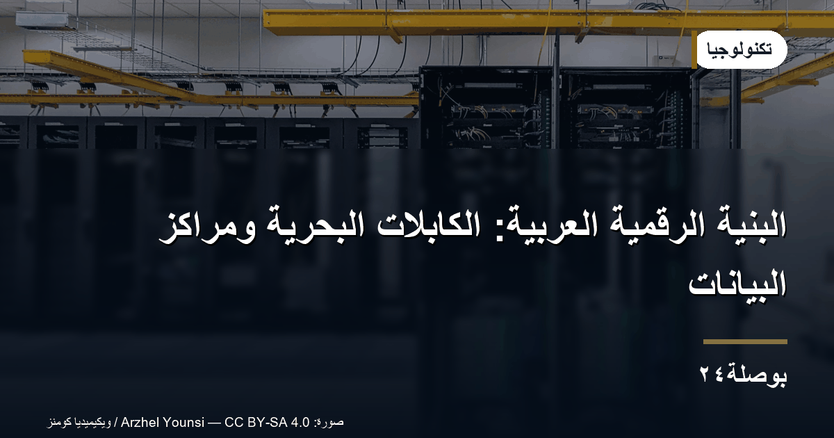 البنية الرقمية العربية: الكابلات البحرية ومراكز البيانات
