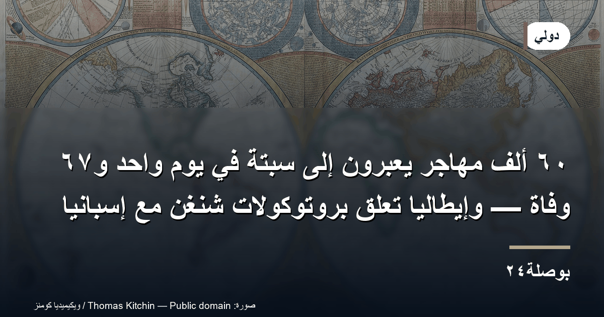 ٦٠ ألف مهاجر يعبرون إلى سبتة في يوم واحد و٦٧ وفاة — وإيطاليا تعلّق بروتوكولات شنغن مع إسبانيا