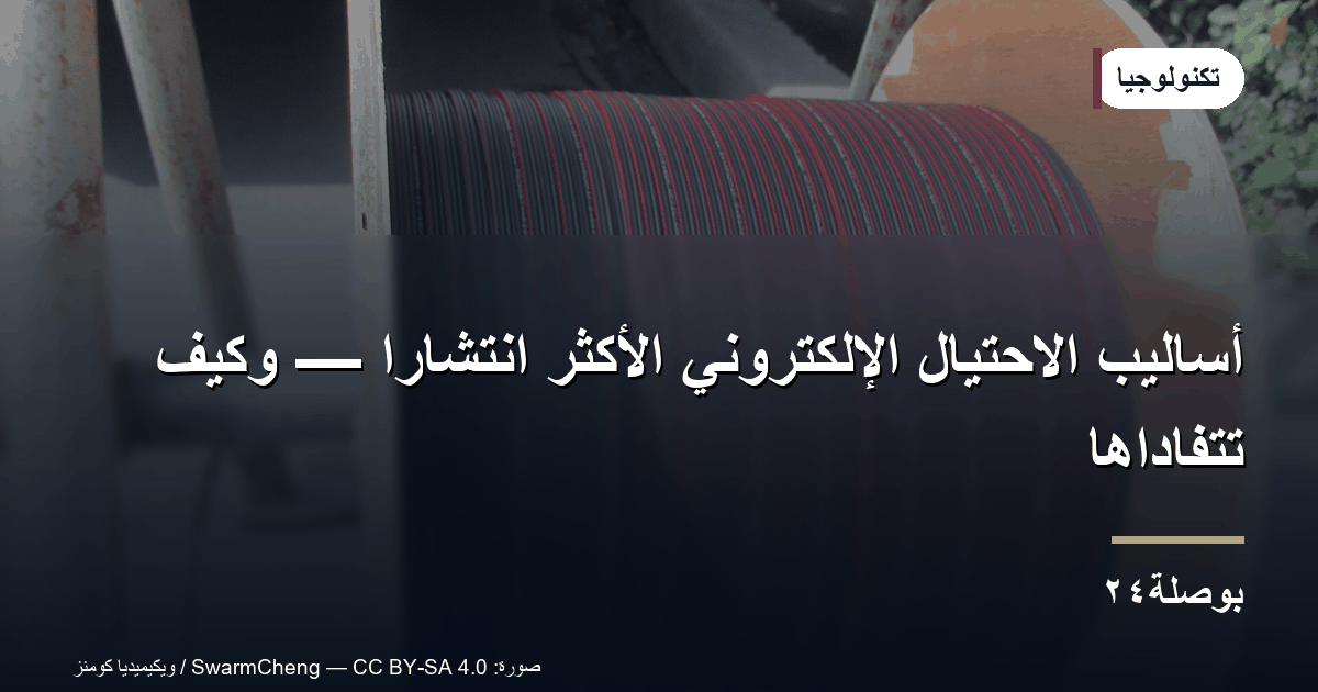 أساليب الاحتيال الإلكتروني الأكثر انتشارًا — وكيف تتفاداها