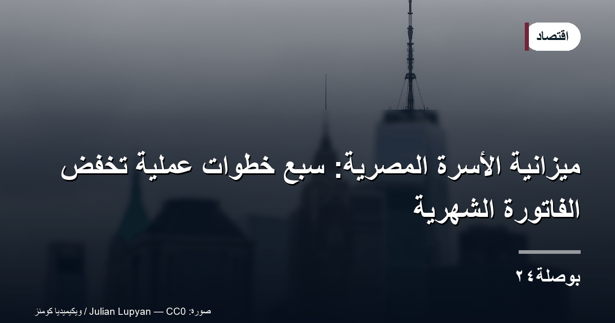 ميزانية الأسرة المصرية: سبع خطوات عملية تخفض الفاتورة الشهرية