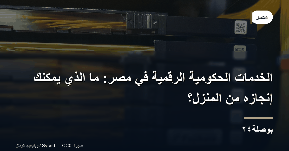 الخدمات الحكومية الرقمية في مصر: ما الذي يمكنك إنجازه من المنزل؟