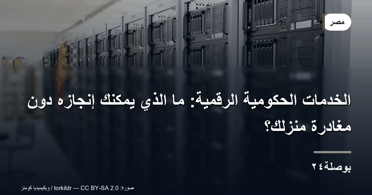 الخدمات الحكومية الرقمية: ما الذي يمكنك إنجازه دون مغادرة منزلك؟