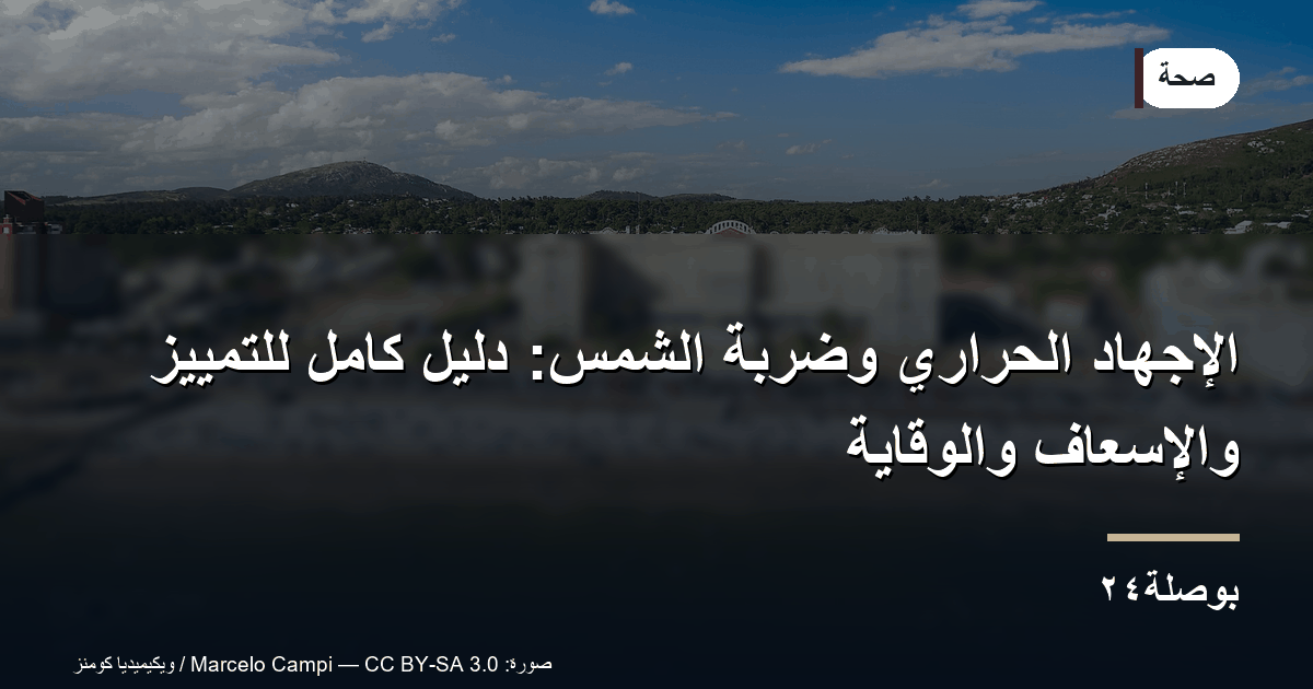 الإجهاد الحراري وضربة الشمس: العلامات التي لا يجب تجاهلها